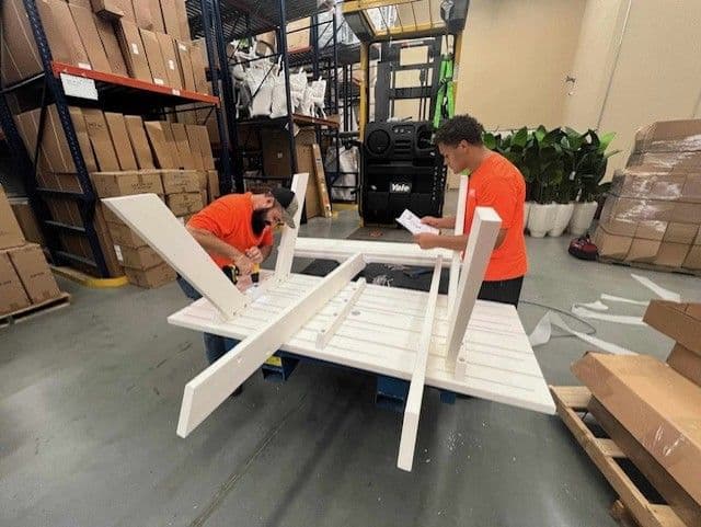 Furniture and assembly