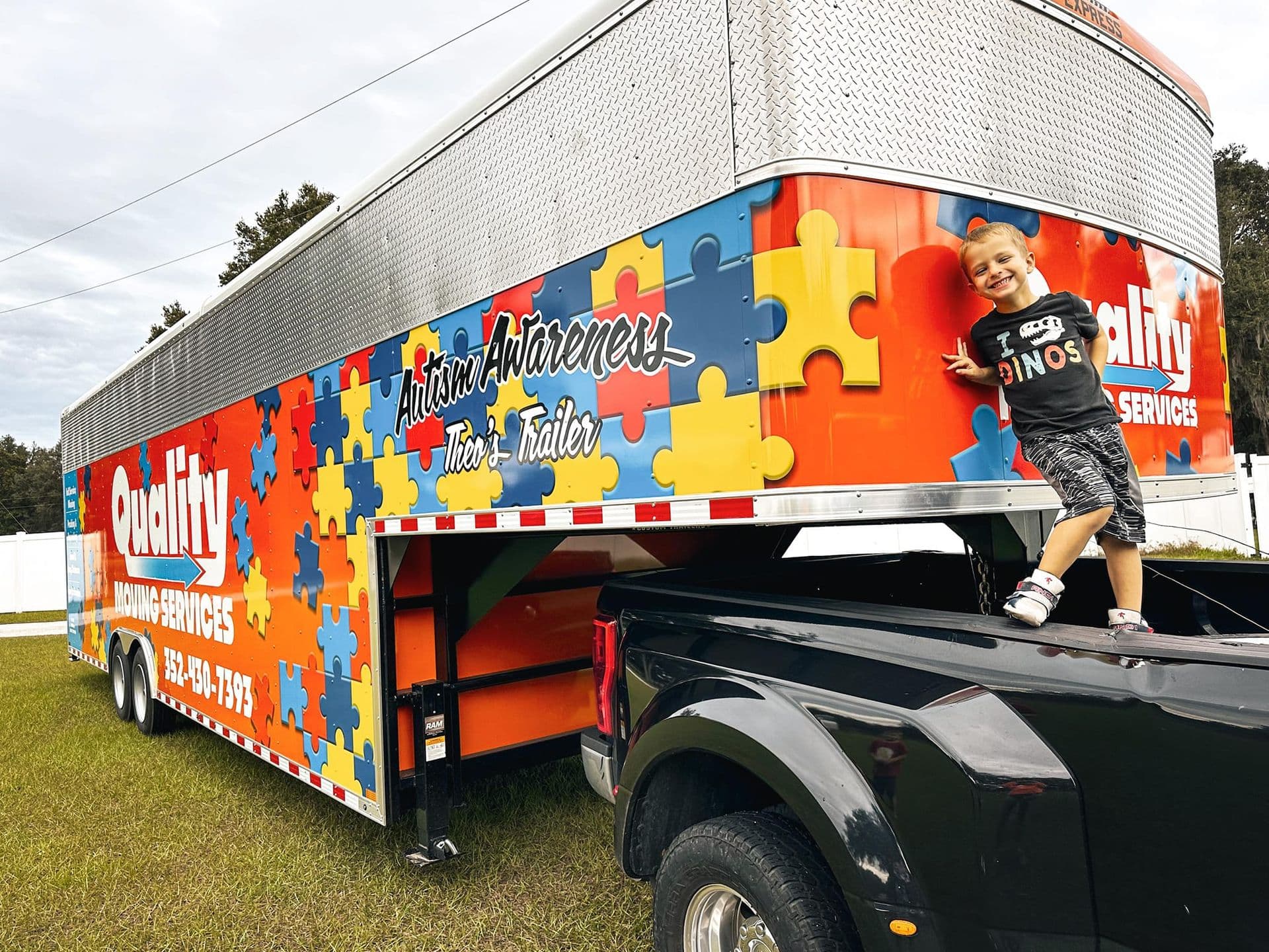 Theo and Truck